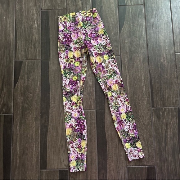 Lululemon Wunder Under High-Rise Tight Nulux Inflorescent Multi Floral Sz 2 - Picture 2 of 8